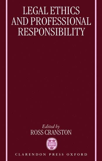 Legal Ethics and Professional Responsibility