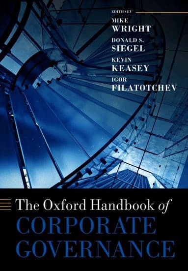 The Oxford Handbook of Corporate Governance