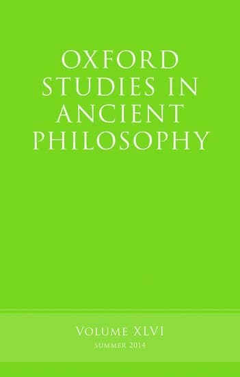 Oxford Studies in Ancient Philosophy, Volume 46