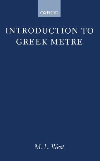 Introduction to Greek Metre