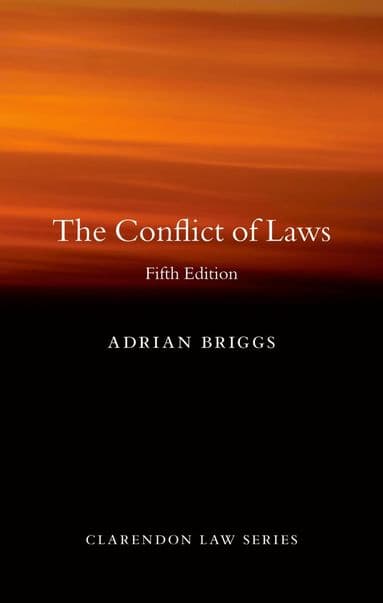 The Conflict of Laws