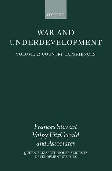 War and Underdevelopment: Volume 2: Country Experiences