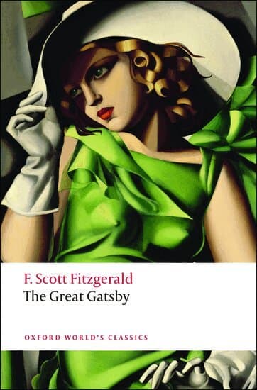 Omslag till boken The Great Gatsby av F. Scott Fitzgerald