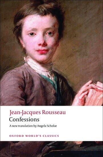 Omslag till boken Confessions av Jean-Jacques Rousseau