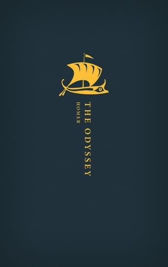 Omslag till boken The Odyssey av Homer