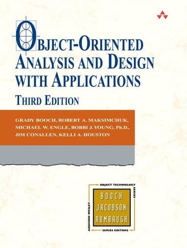 Omslag till boken Object-Oriented Analysis and Design with Applications av Grady Booch