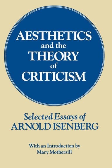 Aesthetics and the Theory of Criticism