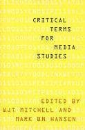 Critical Terms for Media Studies