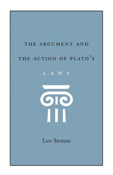 Argument and the Action of Plato's Laws