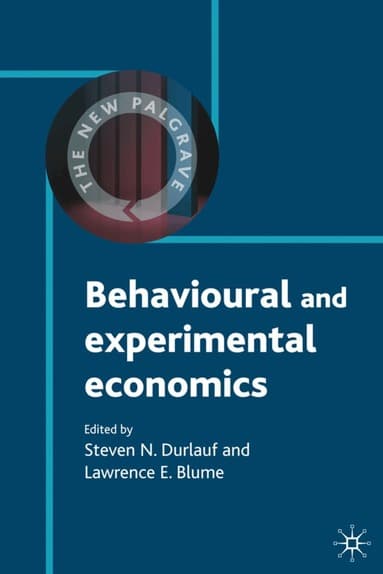 Behavioural and Experimental Economics