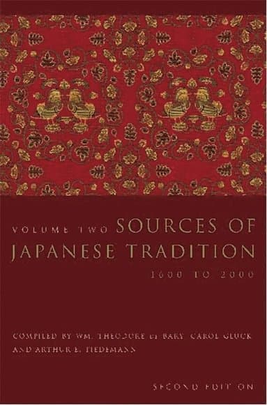 Sources of Japanese Tradition