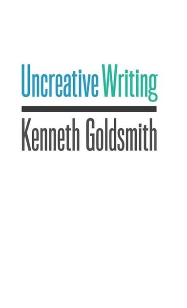 Kenneth Goldsmith best book