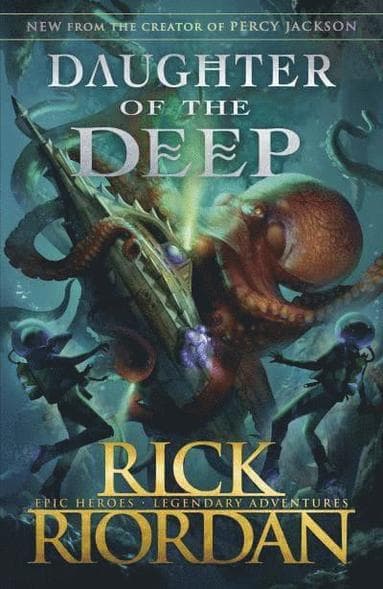 Omslag till boken Daughter of the Deep av Rick Riordan