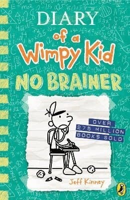 Omslag till boken Diary of a Wimpy Kid: No Brainer (Book 18) av Jeff Kinney