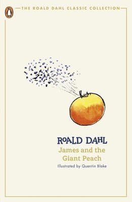 Omslag till boken James and the Giant Peach av Roald Dahl