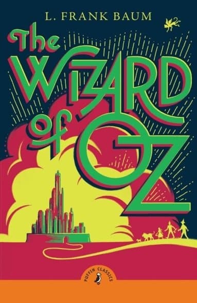 Omslag till boken Wizard of Oz av L. Frank Baum