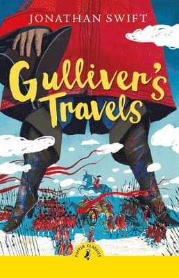 Omslag till boken Gulliver's Travels av Jonathan Swift