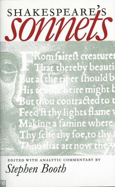 Omslag till boken Shakespeare's Sonnets av William Shakespeare