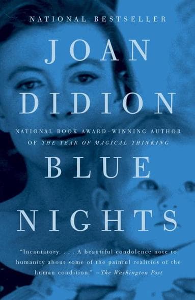 Omslag till boken Blue Nights av Joan Didion