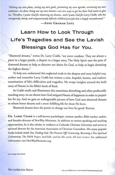 Shattered Dreams (Includes Workbook)