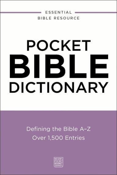 Pocket Bible Dictionary