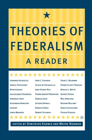 Theories of Federalism