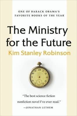 Omslag till boken The Ministry for the Future av Kim Stanley Robinson