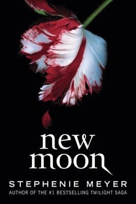 Omslag till boken New Moon av Stephenie Meyer