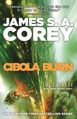 Omslag till boken Cibola Burn av James S. A. Corey