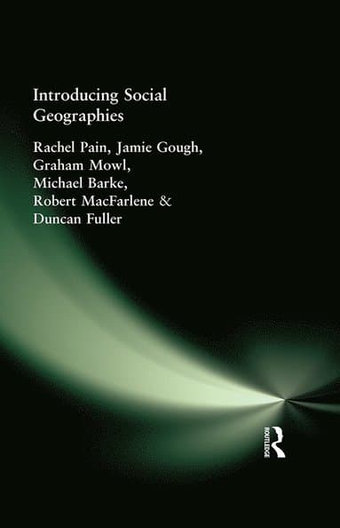 Introducing Social Geographies