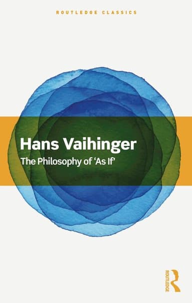 Hans Vaihinger best book