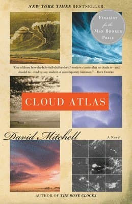 Omslag till boken Cloud Atlas av David Mitchell