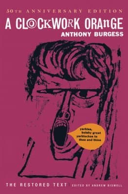 Omslag till boken Clockwork Orange av Anthony Burgess