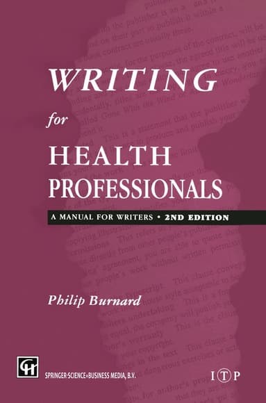 Writing for Health Professionals