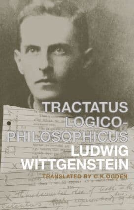 Omslag till boken Tractatus Logico-Philosophicus av Ludwig Wittgenstein