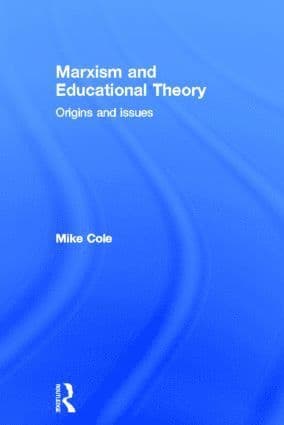 Marxism and Educational Theory