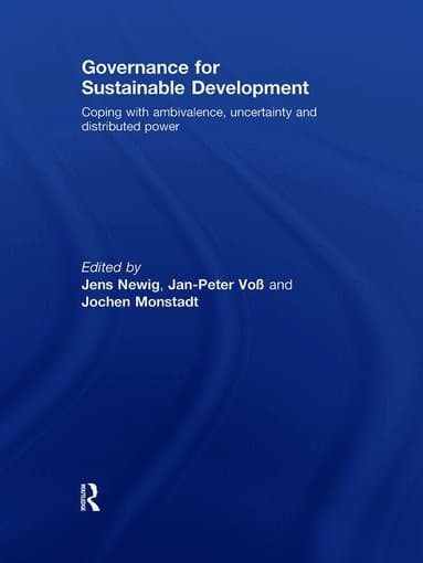 Governance for Sustainable Development
