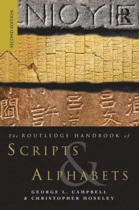 Routledge Handbook of Scripts and Alphabets