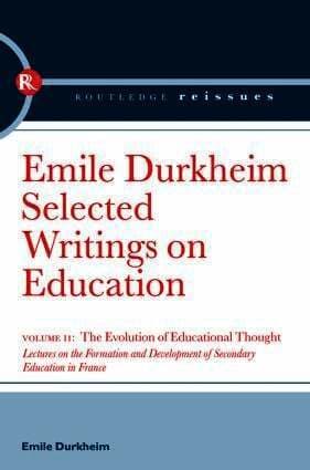 Evolution of Educational Thought