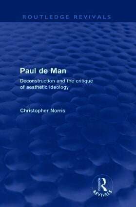 Paul de Man (Routledge Revivals)