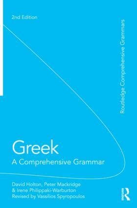 Omslag till boken Greek: A Comprehensive Grammar of the Modern Language av David Holton