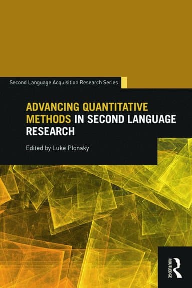 Advancing Quantitative Methods in Second Language Research