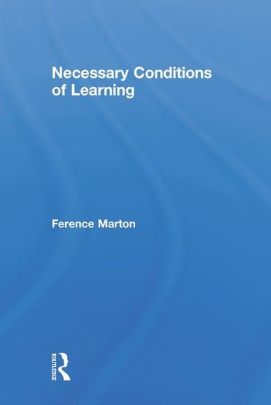 Necessary Conditions of Learning