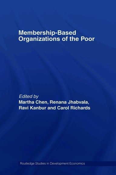 Membership Based Organizations of the Poor