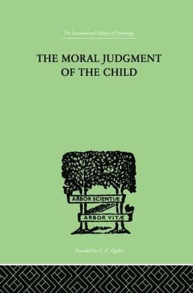 Moral Judgment Of The Child