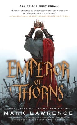 Omslag till boken Emperor of Thorns av Mark Lawrence