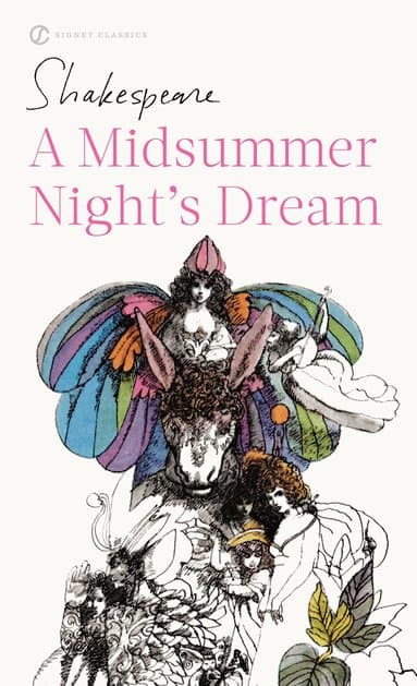 Omslag till boken Midsummer Night's Dream av William Shakespeare