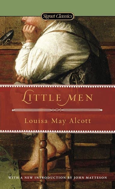 Omslag till boken Little Men av Louisa May Alcott