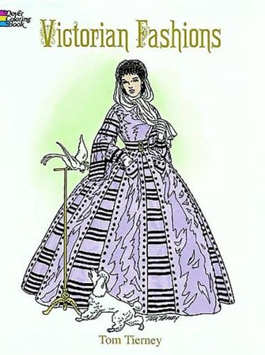 Victorian Fashions Coloring Book