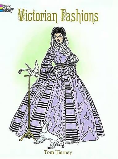 Victorian Fashions Coloring Book